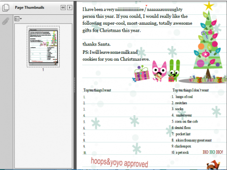 Santa-letter
