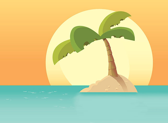 Desert island
