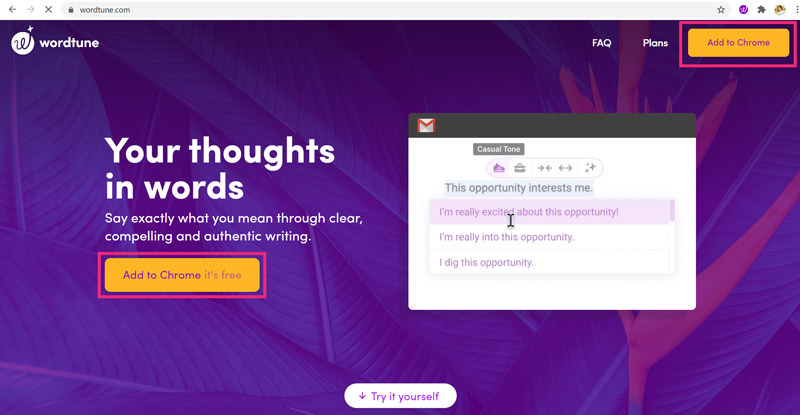 wordtune-website